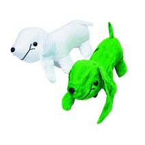 Colorations 12개 세트 나만의 패브릭 플러시 봉제 강아지 개 예술 및 공예 사인 사인 부드러움 높이, 한개옵션0
