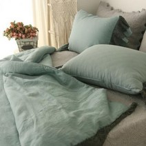 엘리제 린넨 크로쉐 레이스 침구세트 SS.앤코튼