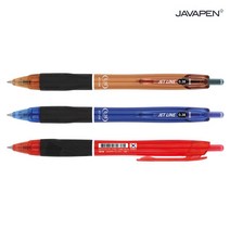 자바 제트라인 볼펜 초저점도 유성볼펜 국산펜, 제트라인 단색볼펜1개, 0.38 흑색