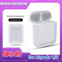 워치544 gts4mini 키즈워치 Airpods 1/2 블루투스 호환 이어폰 450mAh 배터리 충전기에 대 한 LED 표시 등 교체 무선 충전 상자