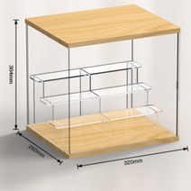 모던 감성 아크릴 장식장 쇼케이스 진열장 피규어 수납 투명 선반