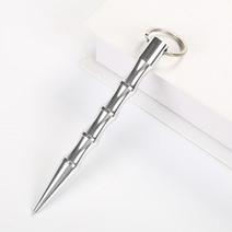 찌르는 호신용 쿠보탄 무기 호신용품 여성 휴대용, 블랙