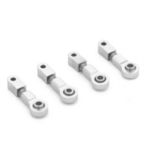 금속 충격 흡수기 스티어링 컵 CVD 스윙 암 업그레이드 슈트 Wltoys P929 K979 1/28 RC Car Sare Parts, 17 Silver upper arm