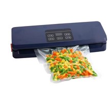 domiheat 스마트 진공포장기 + 비닐팩 10p, 블루
