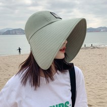 벙거지모자 여성여름 차양모자 자외선차단 빅테두리 얼굴을 감싸다 .헌팅캡 코디가잘되는 헌팅캡 봄가을