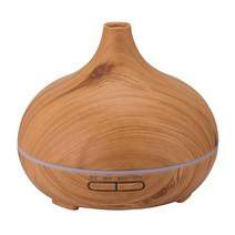 domiheat 초음파 무음 가습기 550ML 디퓨저, 갈색