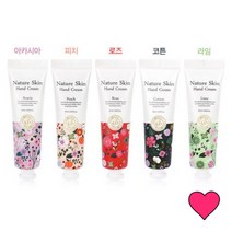 핸드크림 30ml 휴대용 라임 코튼 로즈 피치 아카시아5종, 1.아카시아