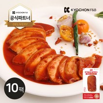 교촌 프레시업 슬라이스 닭가슴살 칠리 100g 10팩