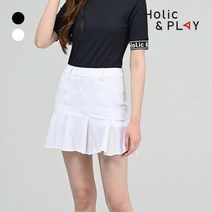홀릭앤플레이 여성 플레어 큐롯 치마 HC2WCU006