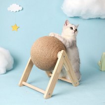 나무 고양이 스크래치 포스트 공 장난감 스크래처 사이잘 로프 애완 동물 가구 용품 액세서리 타워, 16cm Ball, CHINA, Cat Scratcher C