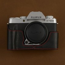 수공 사진 카메라 소가죽 가방 바디 박스 케이스 Fujifi XT30 XE4 XT200 보호 슬리브 베이스 스킨, 03 라이트 옐로우