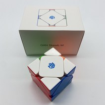 GAN Skewb M 간 스큐브 M 큐브 마그네틱 루빅스 선수용 스피드 큐브 GAN 스큐브 M/GAN Skewb M 큐브 3개이상 구매시 마론 8색펜 1개 증정, 인핸스드 코어 포지셔닝 UV 에디션