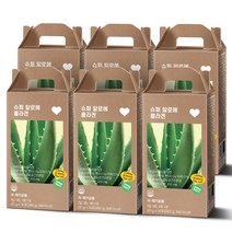 슈퍼하트 슈퍼 알로에 콜라겐 다당체젤리 먹는알로에베라겔, 280g, 6개