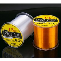 유브이컷 지라인 플로로카본코팅 모노라인 대용량 낚시줄 500m, 투명, 1개