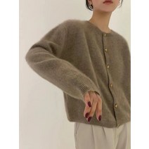 오트밀 훔치다 레이어드 명품스타일 라쿤가디건 차콜 가을 스웨터 기 플라워 질좋은가디건 가을니트