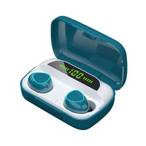 명품 운동용 이어폰크로스 보더 개인 모델 M10 블루투스 헤드셋 진정한 무선 Tws5.1 미니 터치 스포츠 방수, 규격 없음, 01 Green