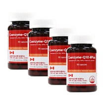라이프 밸런스 코엔자임큐텐 플러스 4통 고혈압에좋은 스포츠 영양제 CoQ10 100mg 혈행개선 혈관 노인