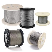 스텐 와이어 로프 줄 100M 롤 0.8mm 1mm 1.2mm 1.6mm 2mm 2.4mm 3.2mm 4mm, 스텐 와이어로프(7X7) 100M롤, 4.0mm, 1개