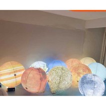 달 발광 조명 야간 대형 보름달 장식 축제 야외 벌룬, 40cm 두께