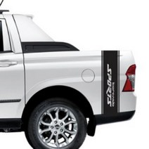 ArtX 코란도스포츠 적재함 사이드 데칼스티커- NO.730, 카본퍼플