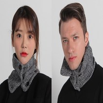 하후캐나다 남녀공용 단추넥워머