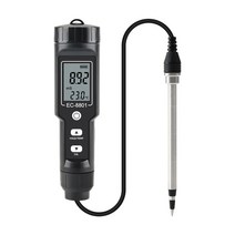 디지털 EC/Temp 토양 테스터 0.00 mS/cm 전도도 측정기 방수 센서 지구 분석기 ATC 심기 정원 야외, [03] EC880B