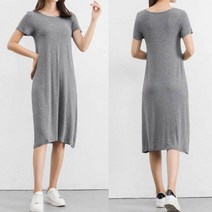 여름하객룩 50대여름옷 3월결혼식 라운드넥