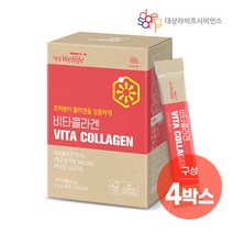 [대상웰라이프]피부관리 잇 아이템! 메이크미 비타콜라겐(30포)x4박스, 4개, 단품