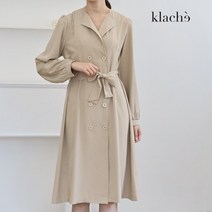 KLACHE 더블브이라인원피스+벨트SET_CB2FOP051A