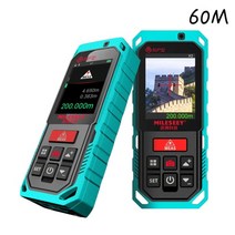레이저 줄자 거리 측정기 휴대식 Miseeey 야외 전문 미터 블루투스 200m laser tape measure with camera, 협력사, 60m