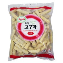 팜피아 유탕고구마 2kg2개/고구마/유탕고구마/맛탕고구마/고구마튀김/냉동식품, 단품