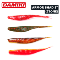 다미끼 아머 쉐드 5인치 대광어 웜, 445 MUD GOLD SHAD 2