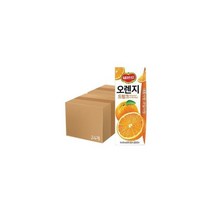 델몬트 오렌지 드링크 190ml 24팩 2박스(총 48팩) 과즙주스 주스 음료 과채음료, 델몬트 오렌지 드링크 190ml 24
