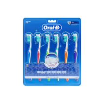 오랄비 후레쉬 클린 부드러운모 큰 헤드40모 칫솔 6개입 1팩, 1개