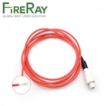 CO2 레이저 전원 공급 장치 및 레이저 튜브 및 조각 절단 용 3 미터 40kv 22awg 고전압 케이블 빨간색 포지티브 리드 와이어, 3미터 어댑터