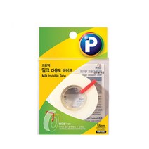 [프린텍] 밀크 다용도 테이프 (반투명테이프) 디스펜서 리필, 본품참조, 1개