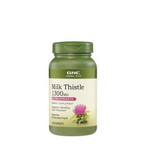 GNC 밀크씨슬 허벌 플러스 1300mg 60정 120정 GNC MILK THISTLE 1300MG, 1개