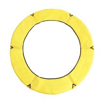 점핑머신 대형 트램폴린 1.21.4m 범용 측면 보호 커버 교체 안전 패드 스프링 커버 pvc 방수 에지 커버 31, 협력사, 노란색 1.4m