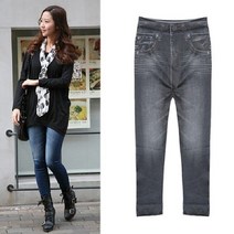 너로 정했다-702-엠보워싱스판청나염레깅스