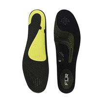 136940 FLR 신발 부품 엘리트 성능 깔창 자전거신발, 40-41, 낮은 아치 지원 노란색