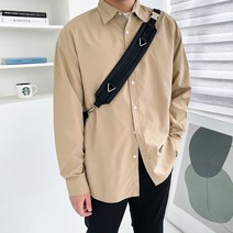 구김방지 링클프리 오버핏 옥스포드 긴팔 셔츠 남방 빅사이즈 소라 화이트 블랙