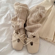 [블링살롱/국내제작] 하이틴 꽈배기 골지 롱 레그 워머 4컬러 겨울 방한 여성 니트 니삭스 발토시 양말 요가 필라테스