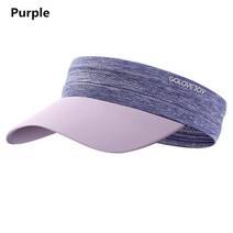 테니스 용품 접이식 선바이저 모자 여성 및 남성용 스포츠 캡 빠른 건조 골프 테니스 모자 경량 타이 염료 바이저 롤업 휴대용 비치 캡, 04 purple