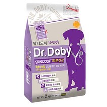 닥터도비 강아지 피부사료 스킨앤코트 2kg 노견 개_248pW, 본상품선택