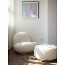 구비 소파 피에르폴랑 파샤 체어 구름 회전소파 Cloud 양털 의자 스툴 1인용 쇼파, 의자2