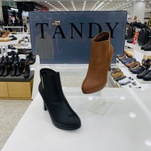 탠디 미셸by탠디여성소가죽가보시골드장식청키굽앵클부츠117512