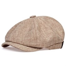 남성 캐주얼 뉴스 보이 모자 봄 여름 얇은 레트로 베레모 야생 남여 팔각형 패션 힙합 gorras, [02] 56-62cm, [06] 카키색