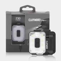 크레모아 LED캡라이트 캡온 40B 탄 레드 블랙 (CLP-210TN) 야영, 1개