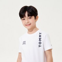 타미힐피거 멀티 플레이스먼트 티셔츠 (T42C1KKO790BT4YBR)