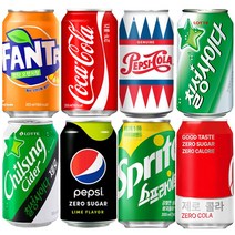 칠성사이다 355ml 뚱캔 업소 코카 환타 스프라이트 펩시 제로 캔음료 음료수 콜라 옵션, 환타 파인애플355ml(24캔)